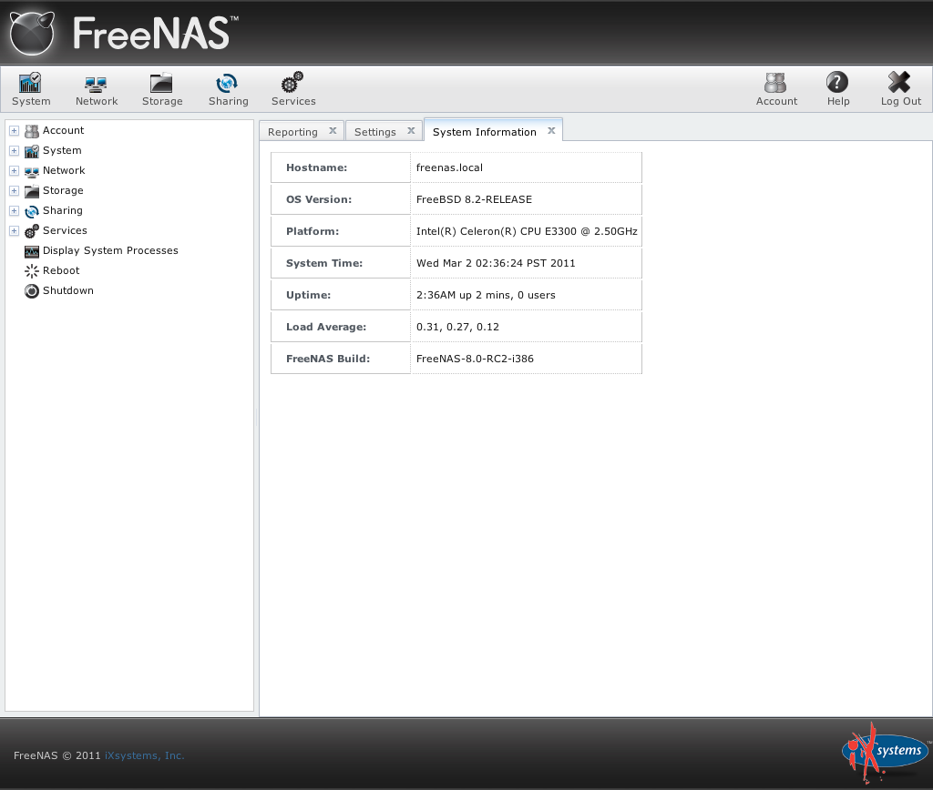 FreeNAS 8.0