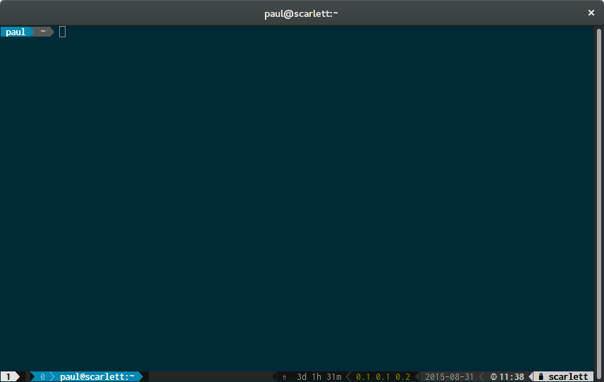 Powerline для tmux