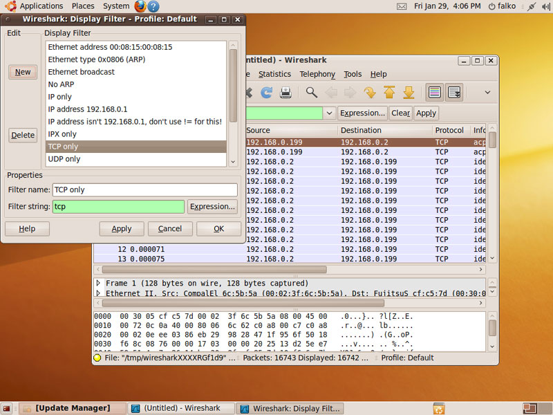 Анализатор сетевого протокола Wireshark, рис.21