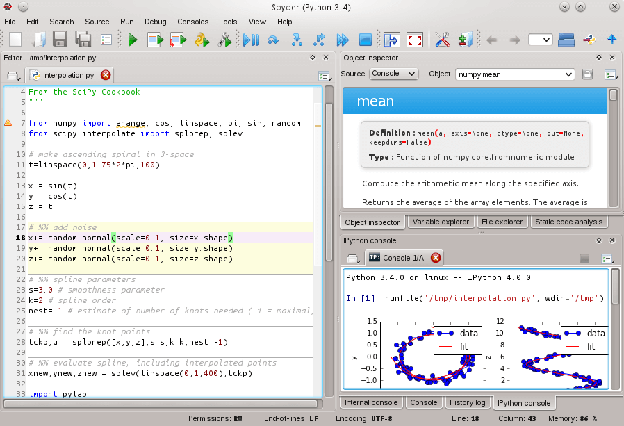 Spyder IDE