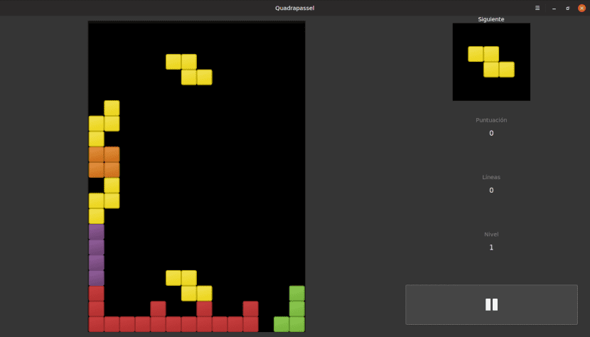 Quadrapassel - клон Тетрис для Linux